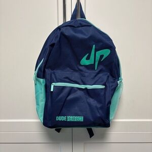 Dude Perfect backpack navy/teal excellent condition